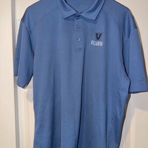 Villanova Cutter & Buck Blue Men's Polo Shirt with stitched logo